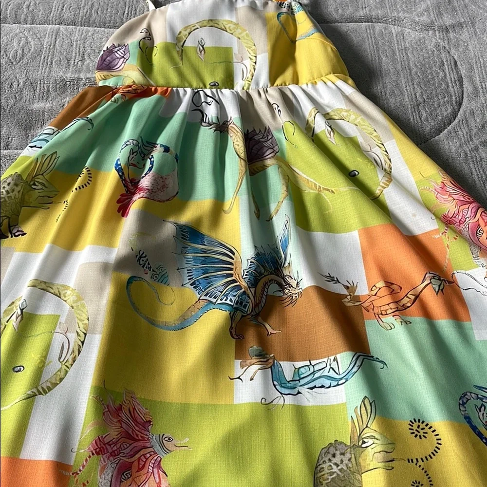 ROMWE Colorful Patterned Maxi Dress - Picture 3 of 7